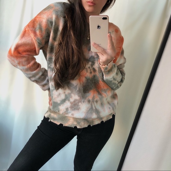 SWEATER tie dye sweatshirt - Picture 3 of 9